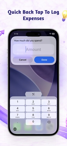 Axio Money App Store screenshot showing its expense tracking interface