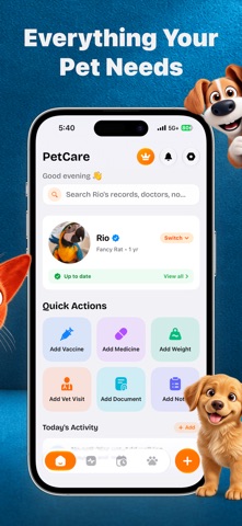 SmartPet App Store screenshot showing its pet care interface